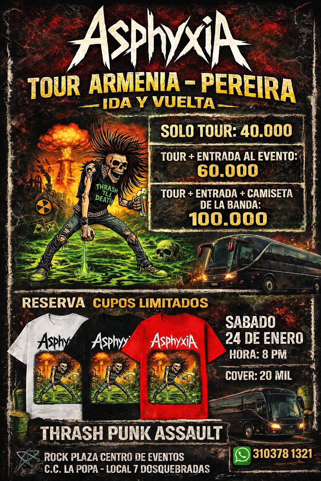 Thrash Attack Night flyer